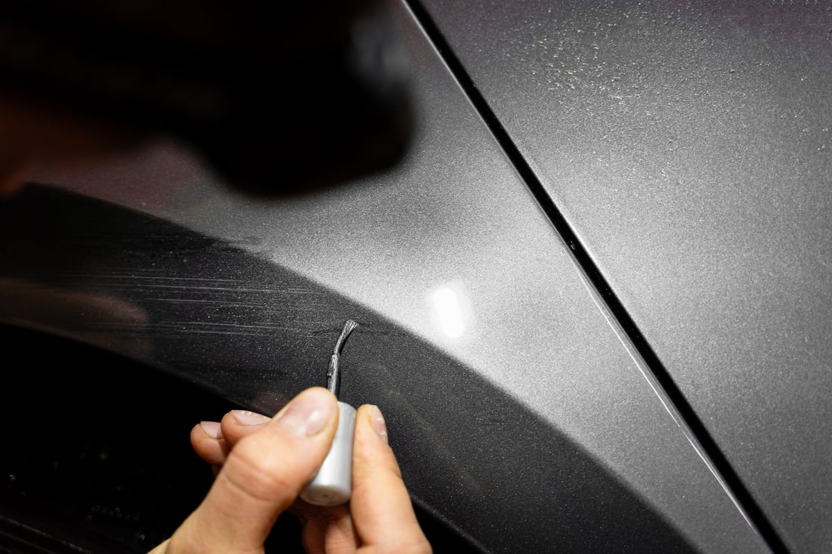 Local paint repair and cosmetic damage restoration